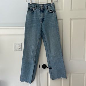 Zara High Rise Baggy Jeans
